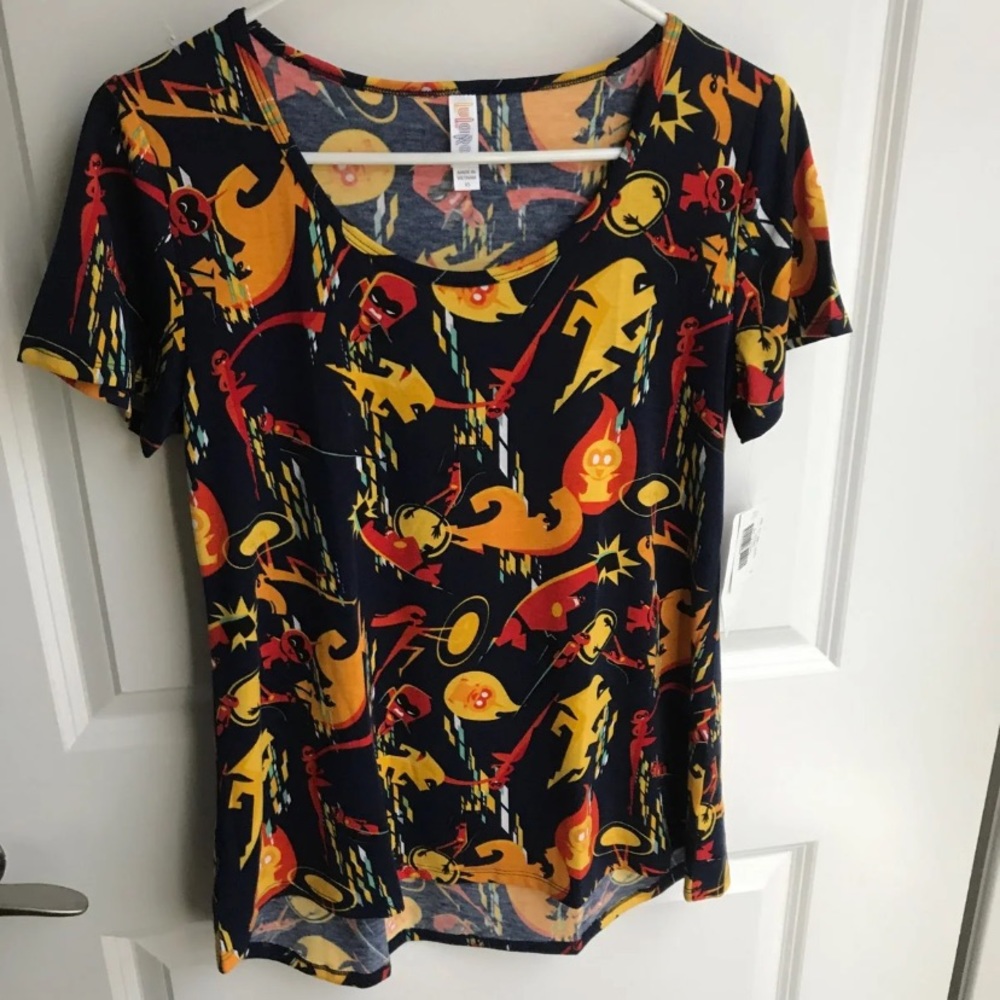 NWT Lularoe Disney the incredibles classic T